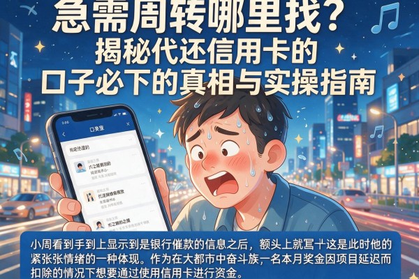 急需周转哪里找？揭秘代还信用卡的口子必下的真相与实操指南
