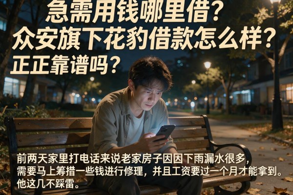 急需用钱哪里借？众安旗下花豹借款怎么样？正规靠谱吗？一篇看懂不踩雷