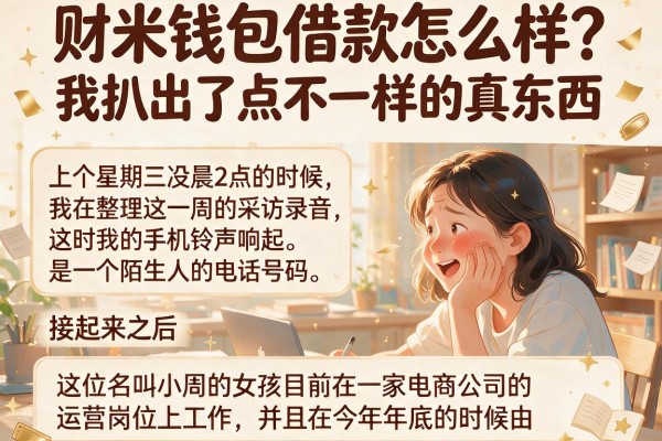 财米钱包借款怎么样？我扒出了点不一样的真东西