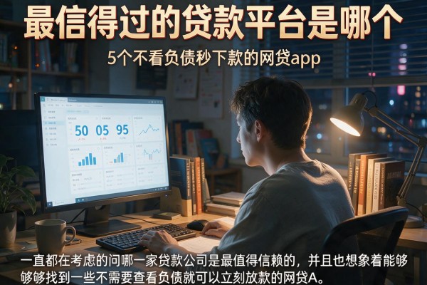 最信得过的贷款平台是哪个,详细阐述5个不看负债秒下款的网贷app