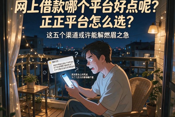 网上借款哪个平台好点呢？正规平台怎么选？这五个渠道或许能解燃眉之急