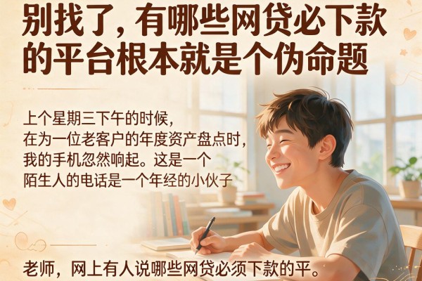 别找了，有哪些网贷必下款的平台根本就是个伪命题