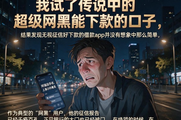 我试了传说中的超级网黑能下款的口子，结果发现无视征信好下款的借款app并没有想象中那么简单