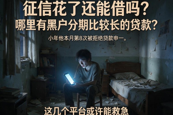 征信花了还能借吗？哪里有黑户分期比较长的贷款？这几个平台或许能救急