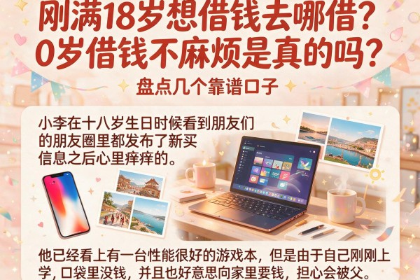 刚满18岁想借钱去哪借？0岁借钱不麻烦是真的吗？盘点几个靠谱口子