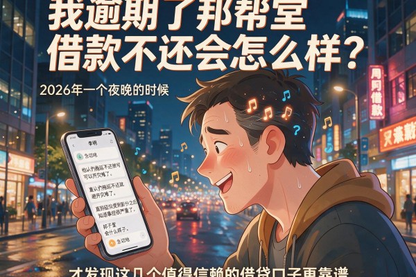 我逾期了邦帮堂借款不还会怎么样，才发现这几个值得信赖的借贷口子更靠谱