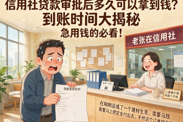 信用社贷款审批后多久可以拿到钱?到账时间大揭秘,急用钱的必看!