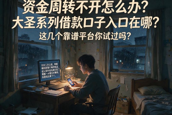 资金周转不开怎么办？大圣系列借款口子入口在哪？这几个靠谱平台你试过吗？