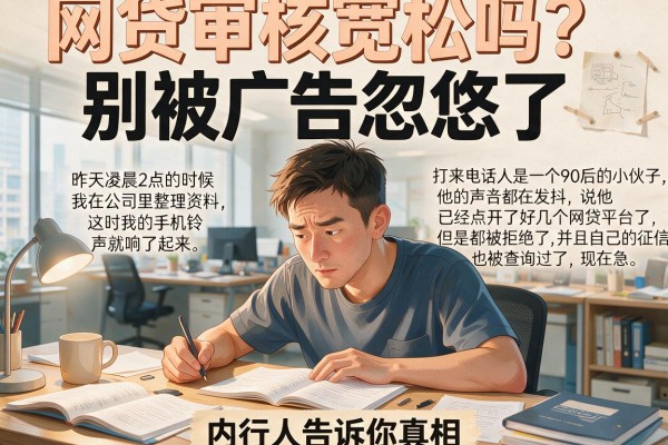 网贷审核宽松吗？别被广告忽悠了，内行人告诉你真相