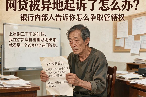 网贷被异地起诉了怎么办？银行内部人告诉你怎么争取管辖权