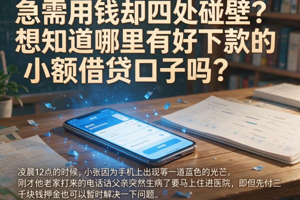 急需用钱却四处碰壁？想知道哪里有好下款的小额借贷口子吗？这篇指南为你揭秘