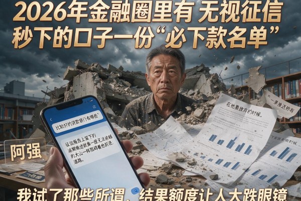 我试了那些所谓无视征信秒下的口子，结果额度让人大跌眼镜