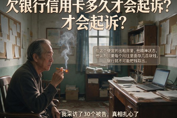 欠银行信用卡多久才会起诉？我采访了30个被告，真相扎心了