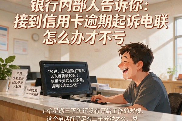 银行内部人告诉你：接到信用卡逾期起诉电联怎么办才不亏