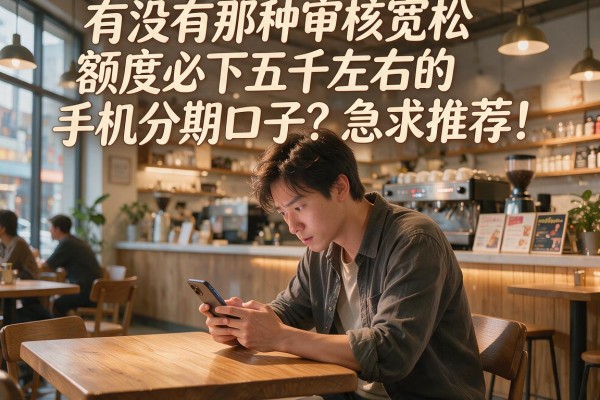 有没有那种审核宽松、额度必下五千左右的手机分期口子？急求推荐！