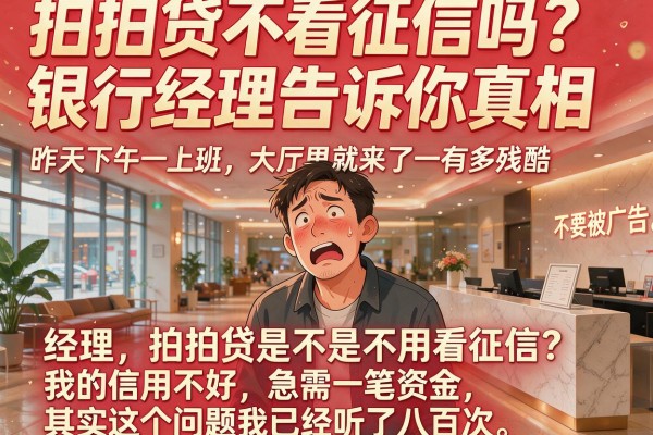 拍拍贷不看征信吗？银行经理告诉你真相有多残酷