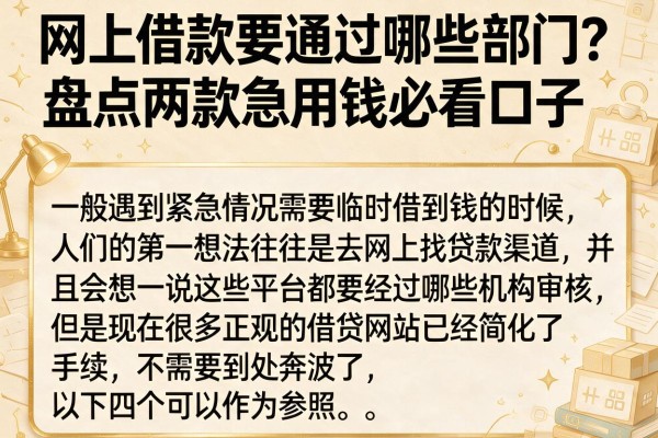 网上借款要通过哪些部门？盘点两款急用钱必看口子