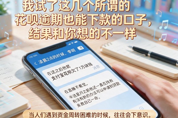 我试了这几个所谓的花呗逾期也能下款的口子，结果和你想的不一样