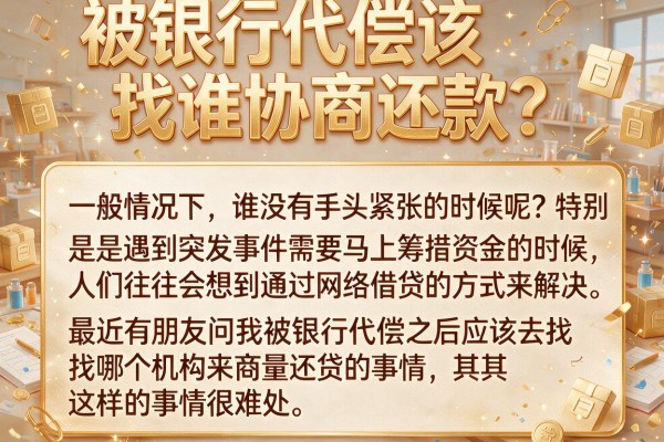 被银行代偿该找谁协商还款？实测这几个放款口子