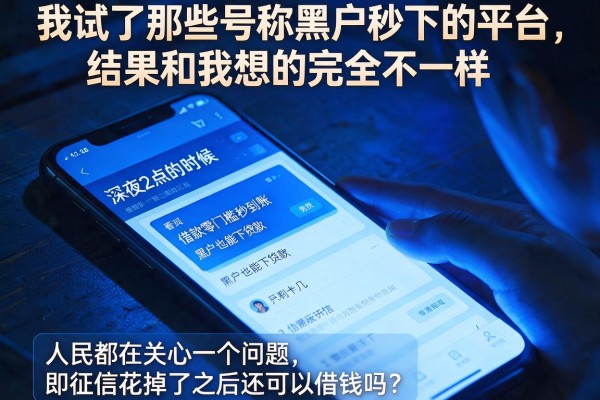 我试了那些号称黑户秒下的平台，结果和我想的完全不一样