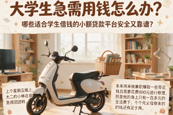 大学生急需用钱怎么办？哪些适合学生借钱的小额贷款平台安全又靠谱？
