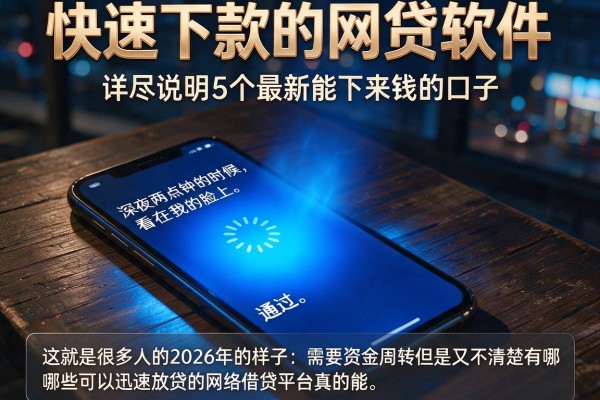 快速下款的网贷软件，详尽说明5个最新能下来钱的口子