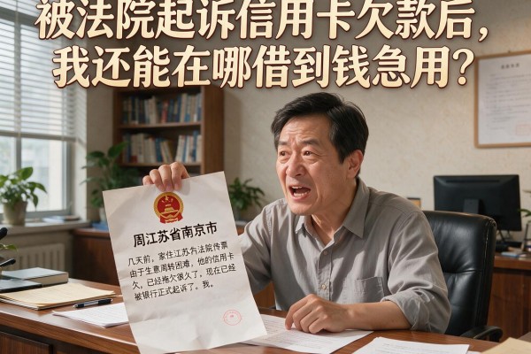 被法院起诉信用卡欠款后，我还能在哪借到钱急用？