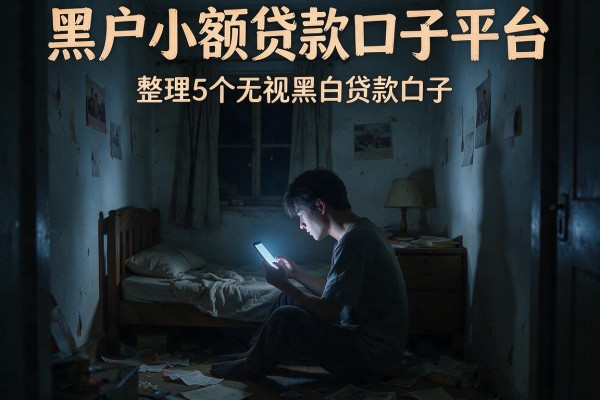 黑户小额贷款口子平台,整理5个无视黑白贷款口子