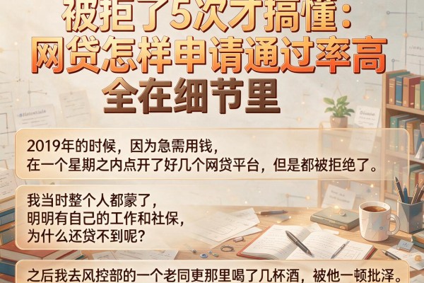 被拒了5次才搞懂：网贷怎样申请通过率高，全在细节里