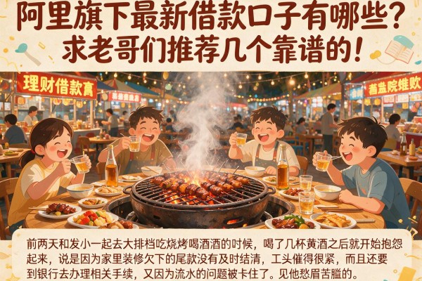 阿里旗下最新借款口子有哪些？求老哥们推荐几个靠谱的！