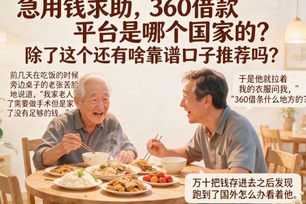 急用钱求助，360借款平台是哪个国家的？除了这个还有啥靠谱口子推荐吗？