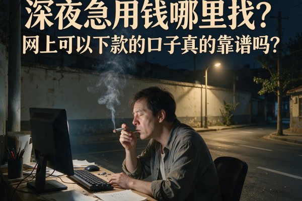 深夜急用钱哪里找？网上可以下款的口子真的靠谱吗？这几个平台或许能救急