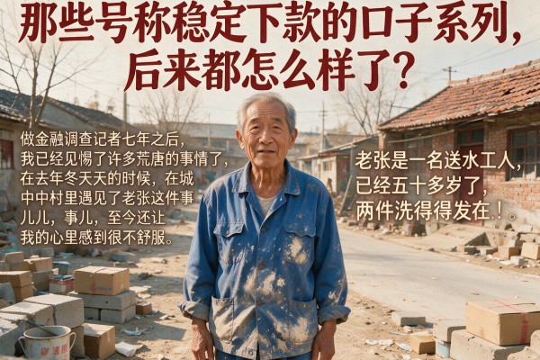 那些号称稳定下款的口子系列，后来都怎么样了？