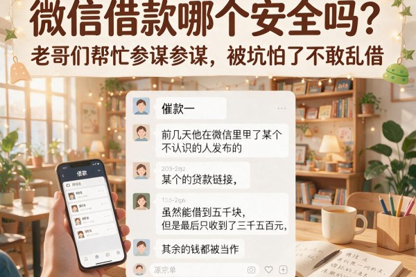 微信借款哪个安全吗？老哥们帮忙参谋参谋，被坑怕了不敢乱借
