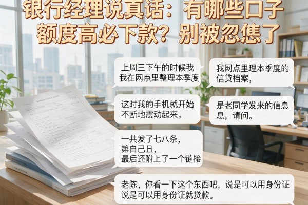 银行经理说真话：有哪些口子额度高必下款？别被忽悠了