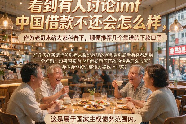看到有人讨论imf中国借款不还会怎么样,作为老哥来给大家科普下,顺便推荐几个靠谱的下款口子