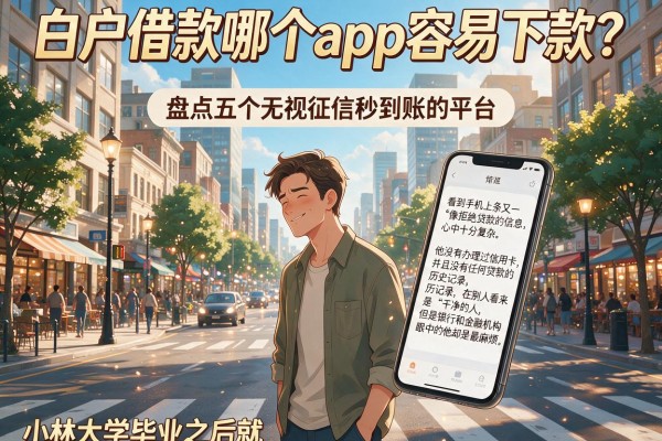 白户借款哪个app容易下款？盘点五个无视征信秒到账的平台