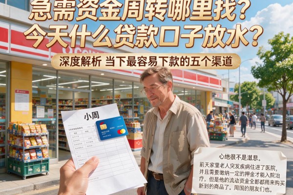 急需资金周转哪里找？今天什么贷款口子放水？深度解析当下最容易下款的五个渠道