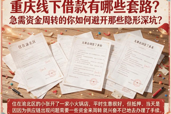 重庆线下借款有哪些套路？急需资金周转的你如何避开那些隐形深坑？
