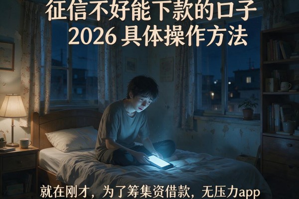 征信不好能下款的口子2026具体操作方法,详细阐述五个轻松借款无压力app