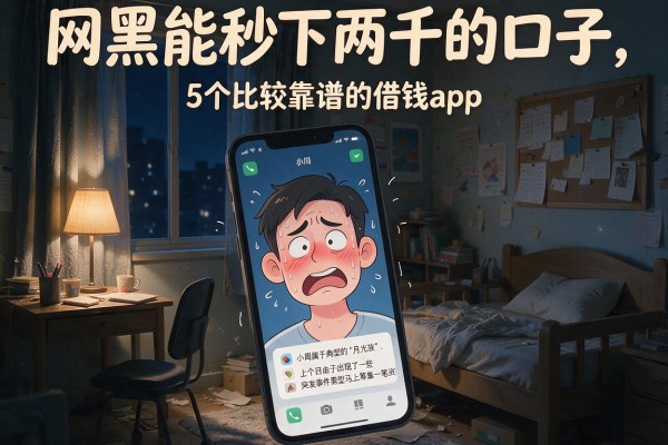 网黑能秒下两千的口子，细致阐述5个比较靠谱的借钱app