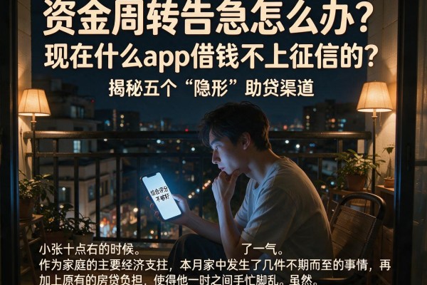 资金周转告急怎么办？现在什么app借钱不上征信的？揭秘五个“隐形”助贷渠道