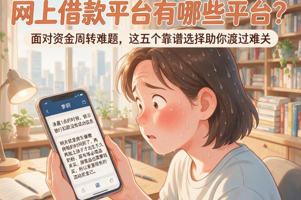 网上借款平台有哪些平台？面对资金周转难题，这五个靠谱选择助你渡过难关