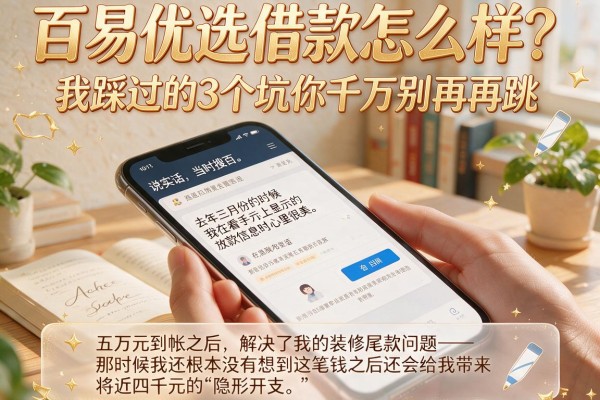 百易优选借款怎么样？我踩过的3个坑你千万别再跳
