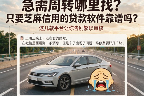 急需周转哪里找？只要芝麻信用的贷款软件靠谱吗？这几款平台让你告别繁琐审核