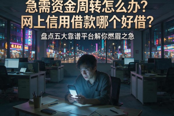 急需资金周转怎么办？网上信用借款哪个好借？盘点五大靠谱平台解你燃眉之急