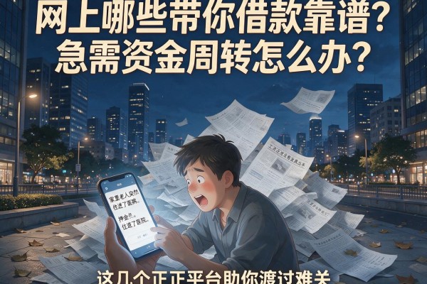 网上哪些带你借款靠谱？急需资金周转怎么办？这几个正规平台助你渡过难关