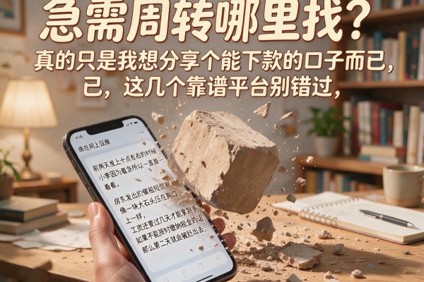 急需周转哪里找？真的只是我想分享个能下款的口子而已，这几个靠谱平台别错过