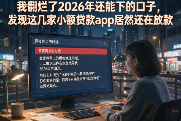 我翻烂了2026年还能下的口子，发现这几家小额贷款app居然还在放款
