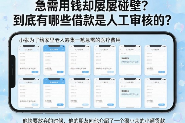 急需用钱却屡屡碰壁？到底有哪些借款是人工审核的？深度解析助你突围